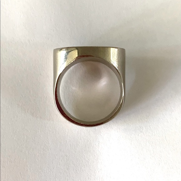 SOLID metal ring Circa 80’s/90’s UNISEX - Picture 2 of 9